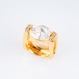 Goldring mit Steinsynthesen - Bild 3
