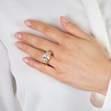 Goldring mit Steinsynthesen - Bild 4