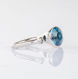 Moderner Topas-Brillant Ring - Bild 2