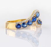 Prachtvoller Costume Jewellery Goldarmreif - Bild 2