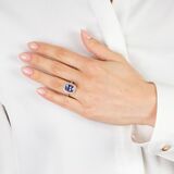 Tansanit-Brillant Ring - Bild 3