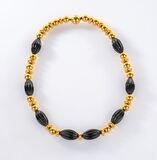 Goldcollier mit schwarzer Jade 'Meister Collection' - Bild 1