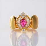 Rubin-Diamant Ring - Bild 1