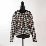 Seltene Tweedjacke mit aufwendigen Applikationen - Bild 1