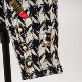 Seltene Tweedjacke mit aufwendigen Applikationen - Bild 5