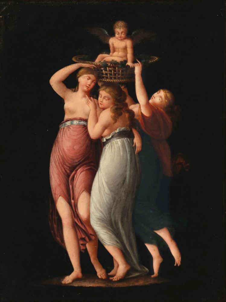 Drei Grazien mit Putto