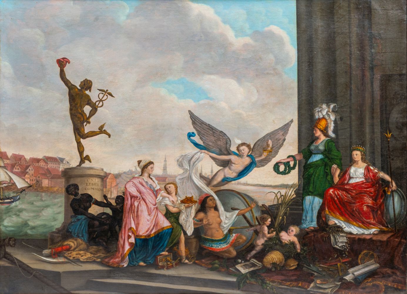 Johann Gottfried Labes - Hammonia - Allegorie der Blüte Hamburgs Hammonia - Allegorie der Blüte Hamburgs