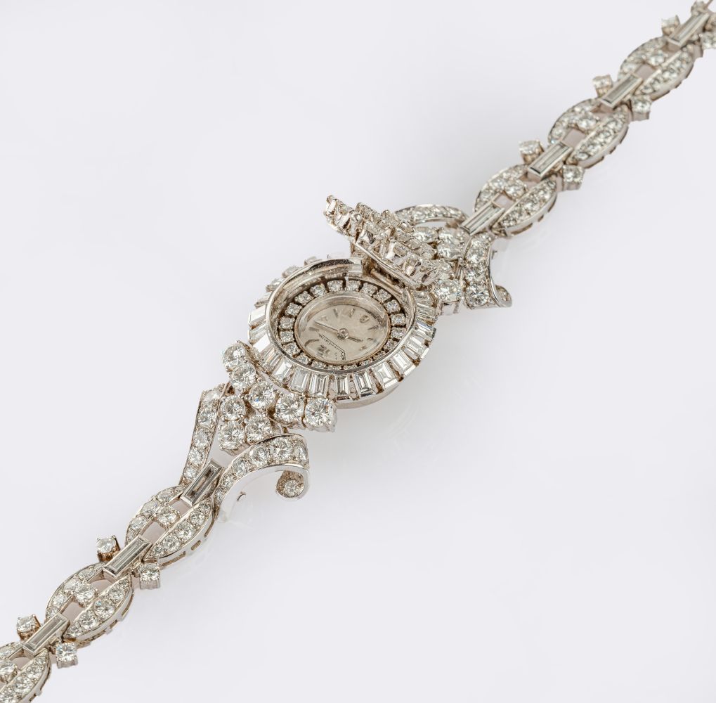 Exceptional Vintage Jewellery Watch with High-Carat Diamond Setting - image 2