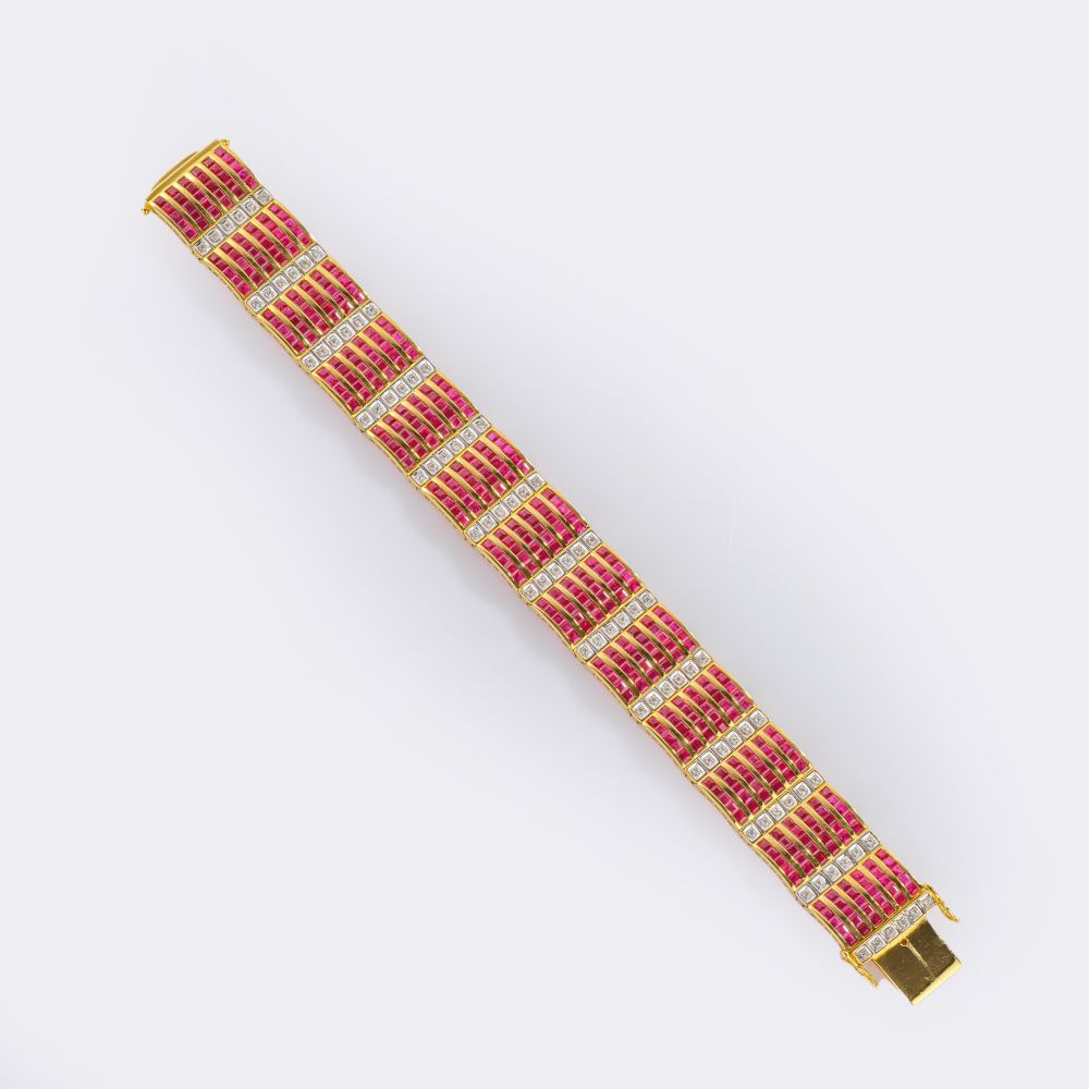 Rubin-Brillant Armband - Bild 2