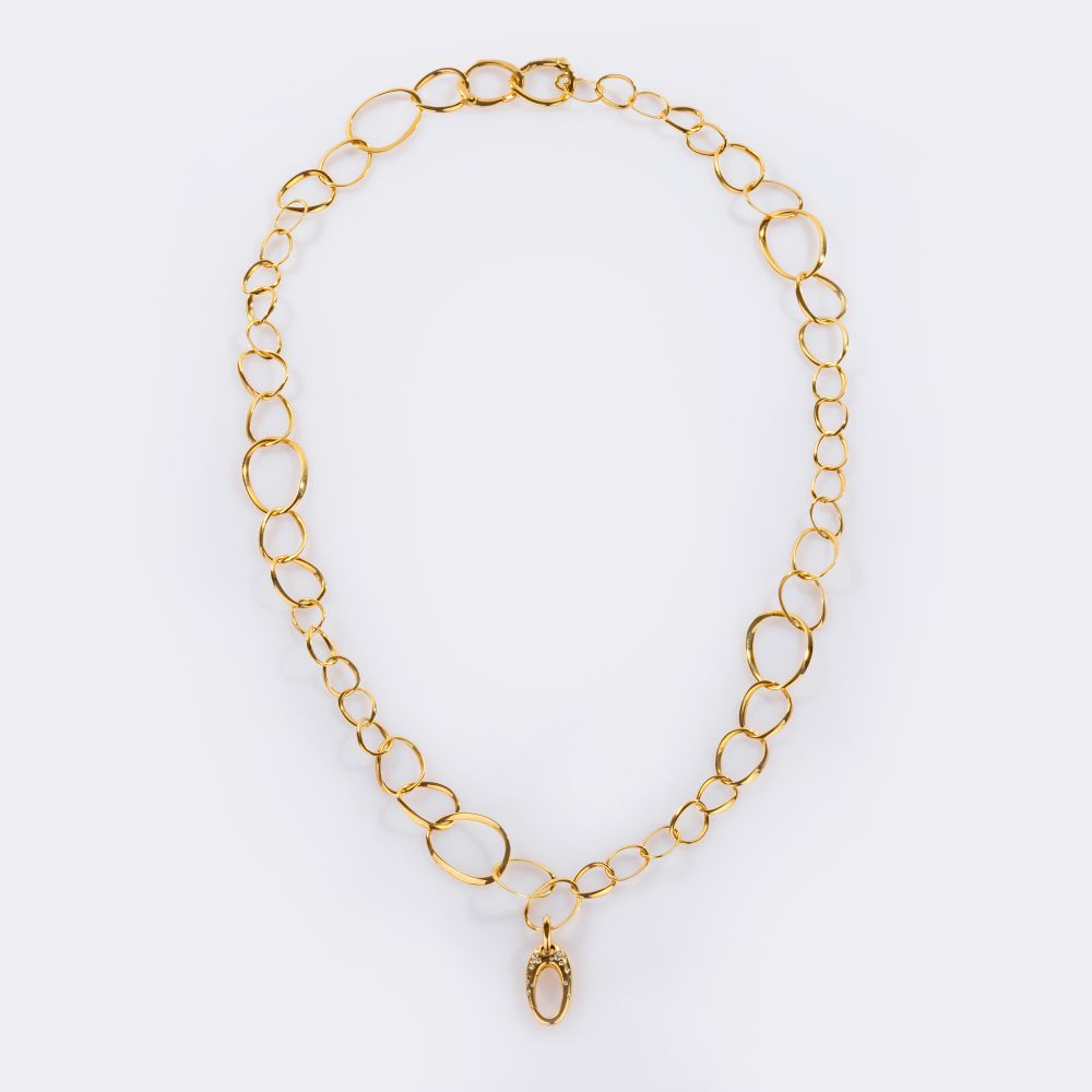 Juwelier Wempe - Collier mit Diamant Hänger 'Twist' By Kim Collier mit Diamant Hänger 'Twist' By Kim