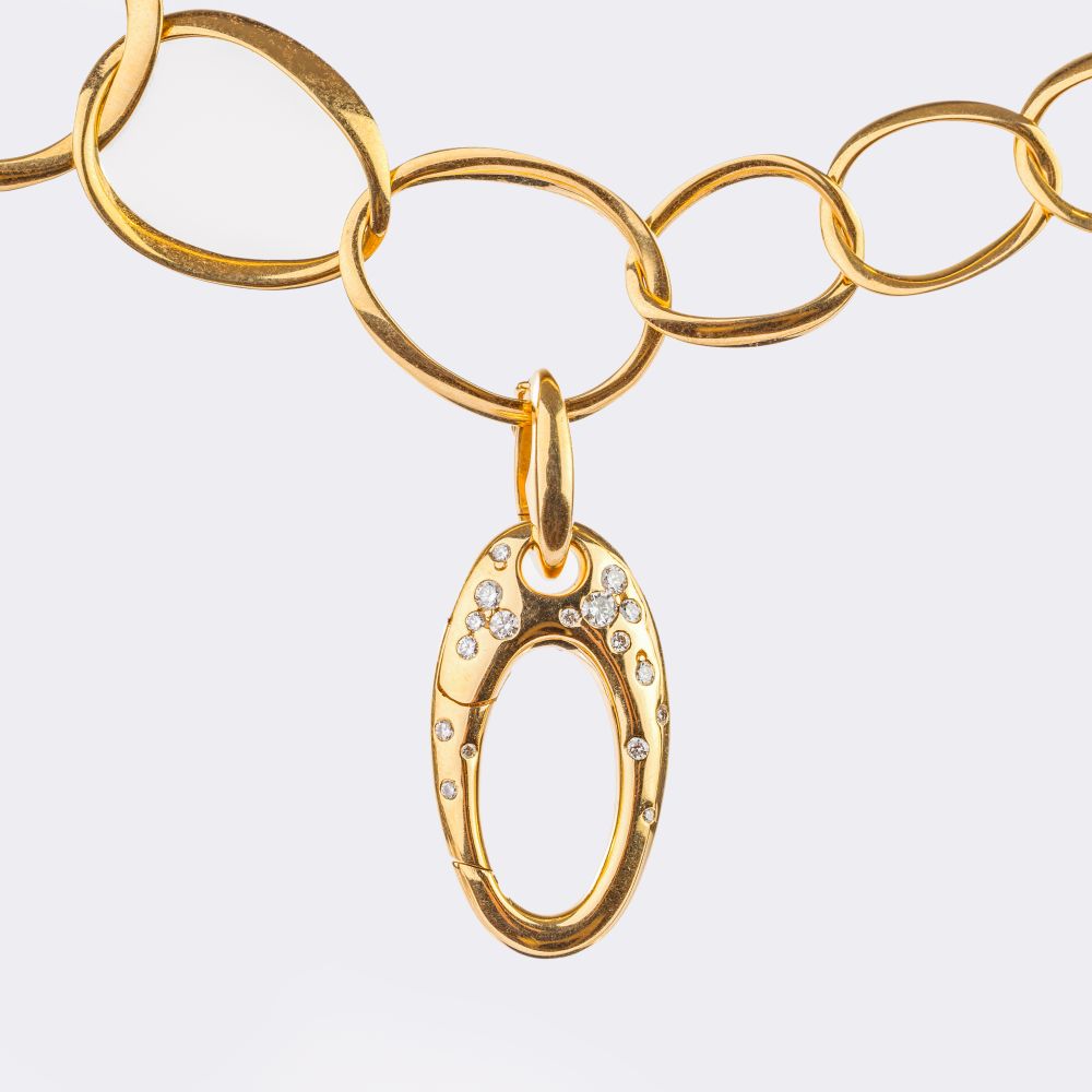 Necklace with Diamond Pendant By Kim 'Twist' - image 2