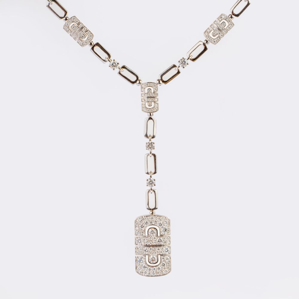Diamond 'Parentesi' Necklace - image 2