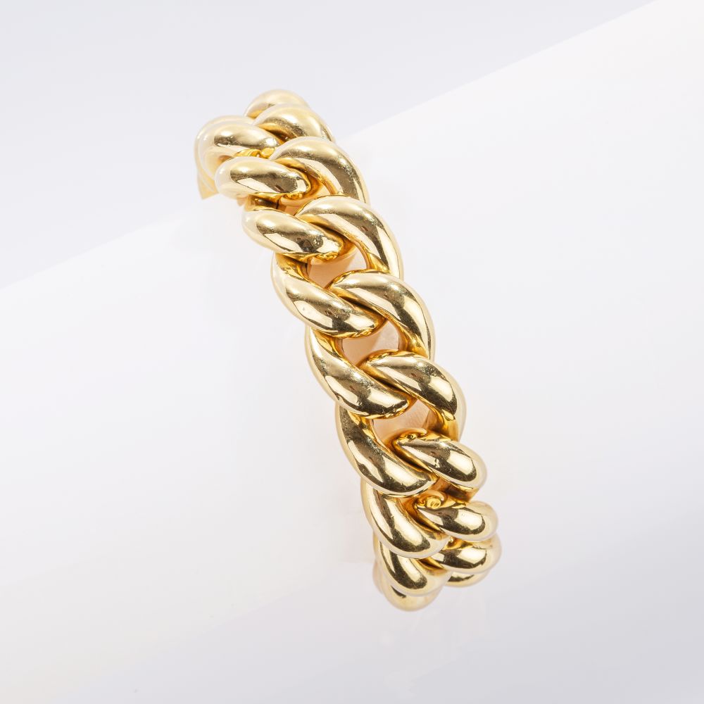 Gold Panzerarmband - Bild 2