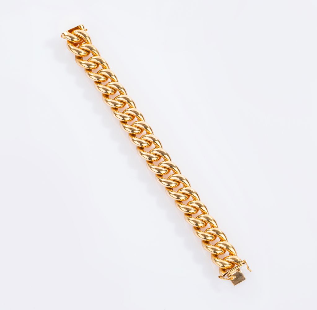 Gold Panzerarmband - Bild 3