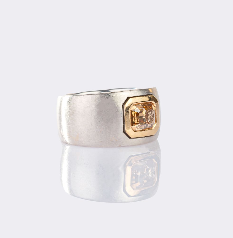 Fancy Diamond Ring By Kim - image 2