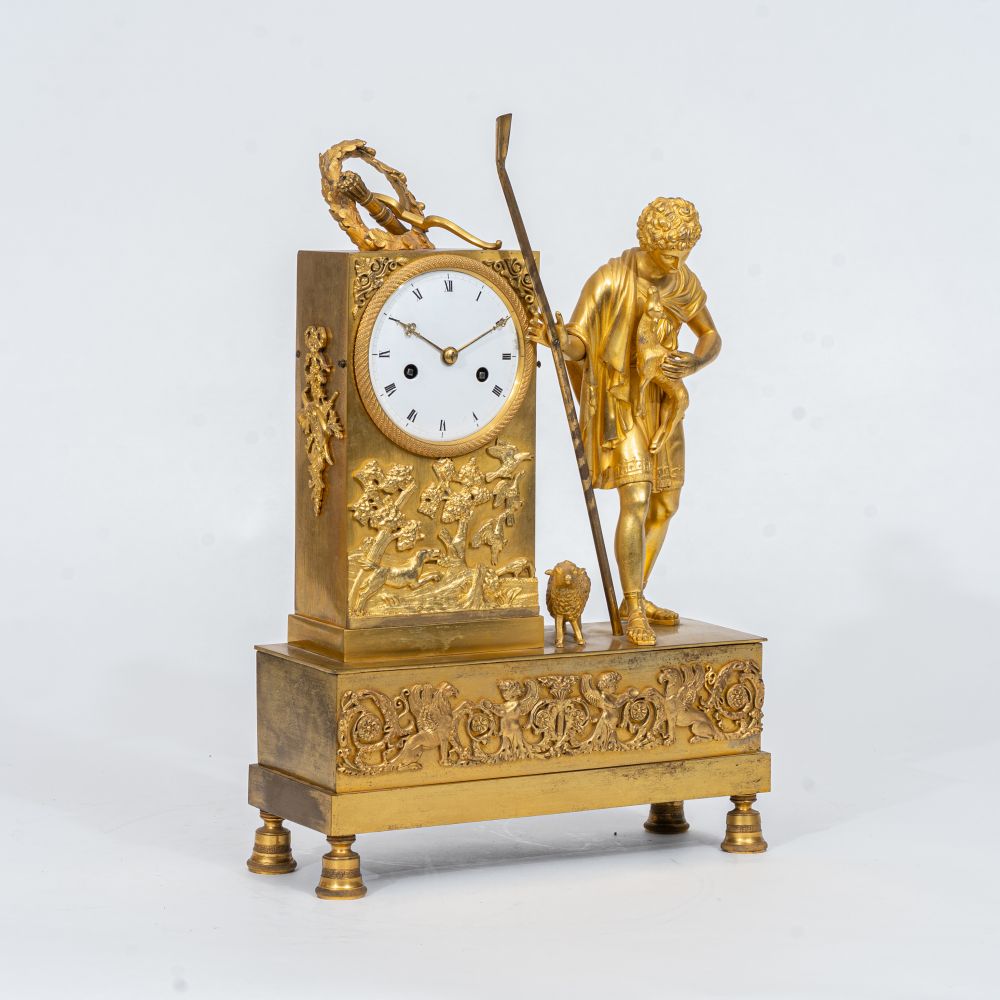 Empire Figuren-Pendule 'Aristaeus' - Bild 2