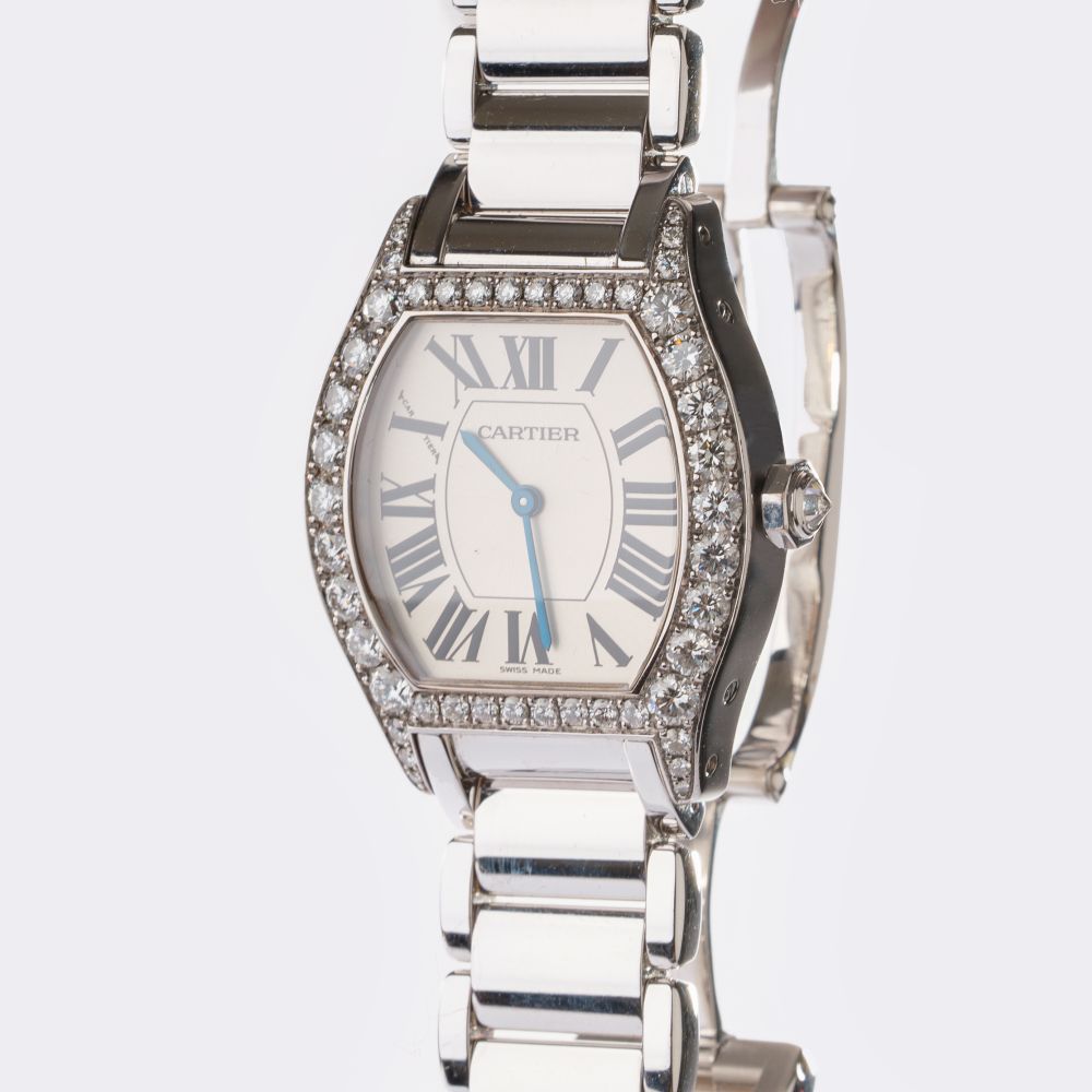 Damen-Armbanduhr 'Tortue' mit Brillanten - Bild 2