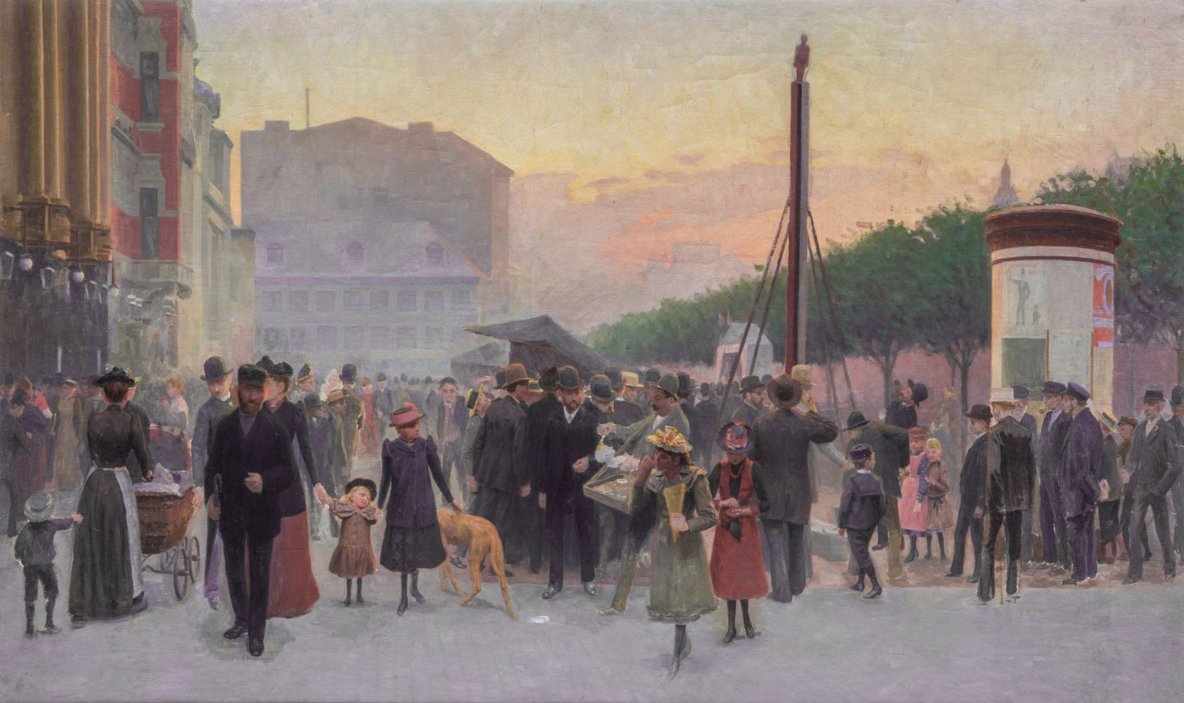 Summer Evening on Spielbudenplatz