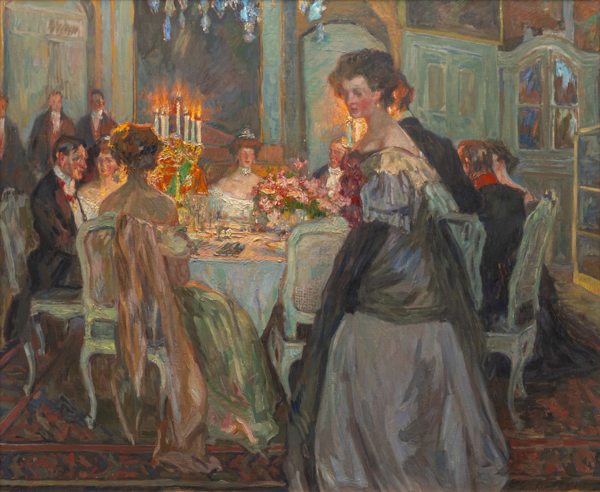 Emil Felix Jung - Abendliche Gesellschaft Abendliche Gesellschaft