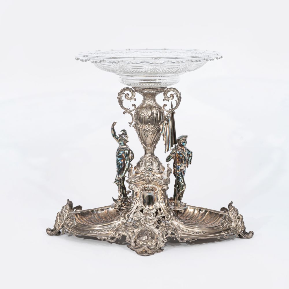 A Large Figural WMF Centerpiece A Large Figural WMF Centerpiece