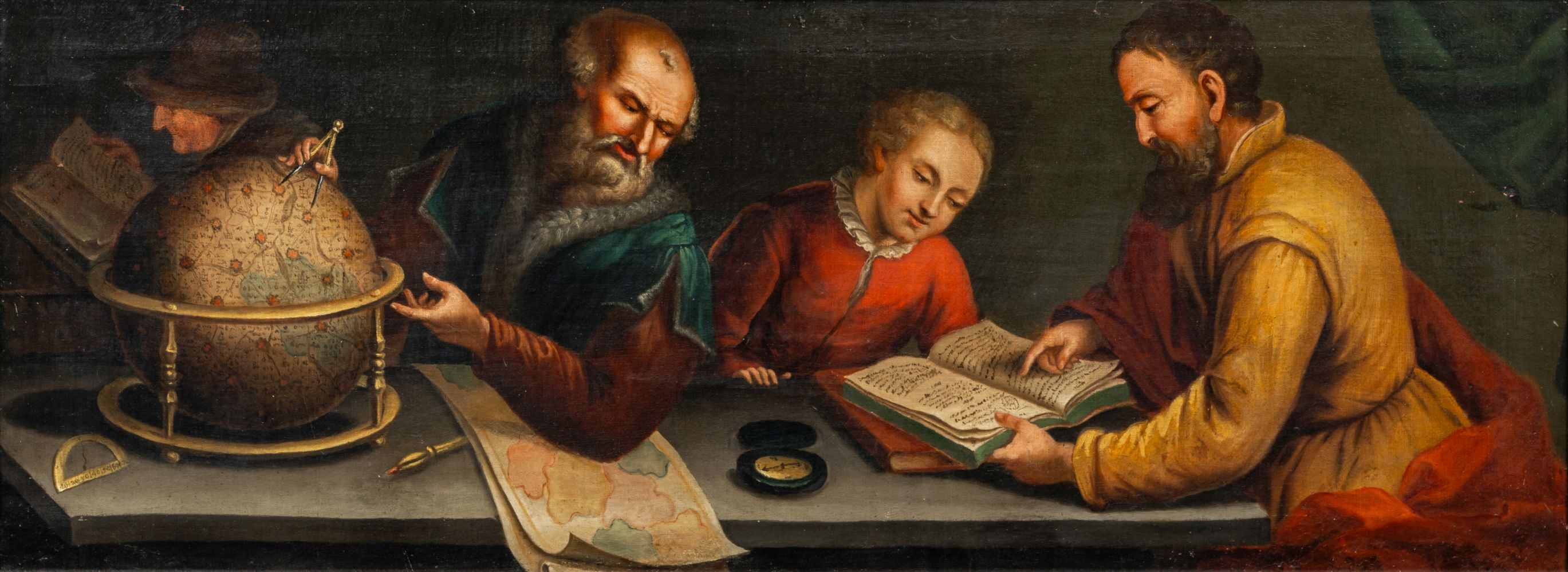 Lombardischer Meister, tätig um 1700 - Geographen Geographen