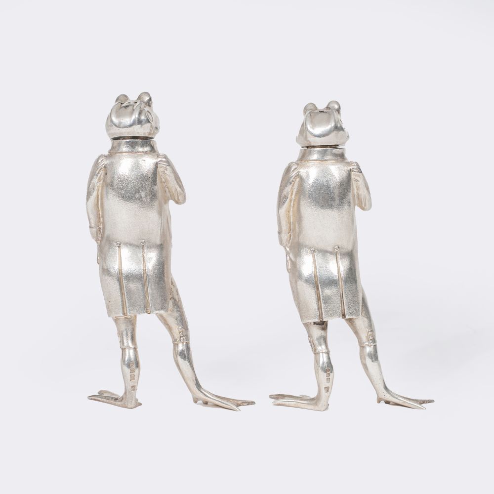 A Pair of Frog Figurines as Spice Shakers - image 2