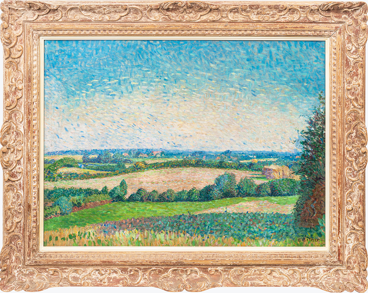 View over summery fields - image 2