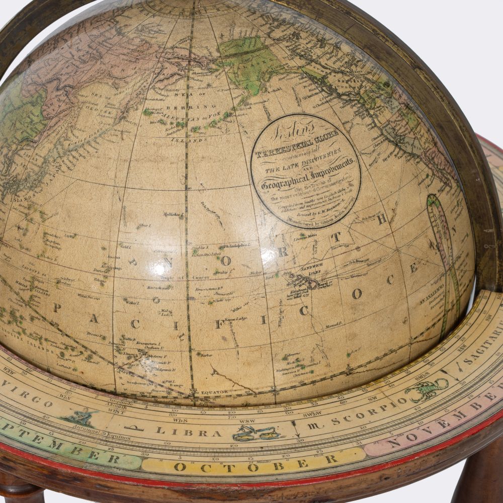 Zwei Tischgloben 'Terrestrial and Celestial Globe' - Bild 3