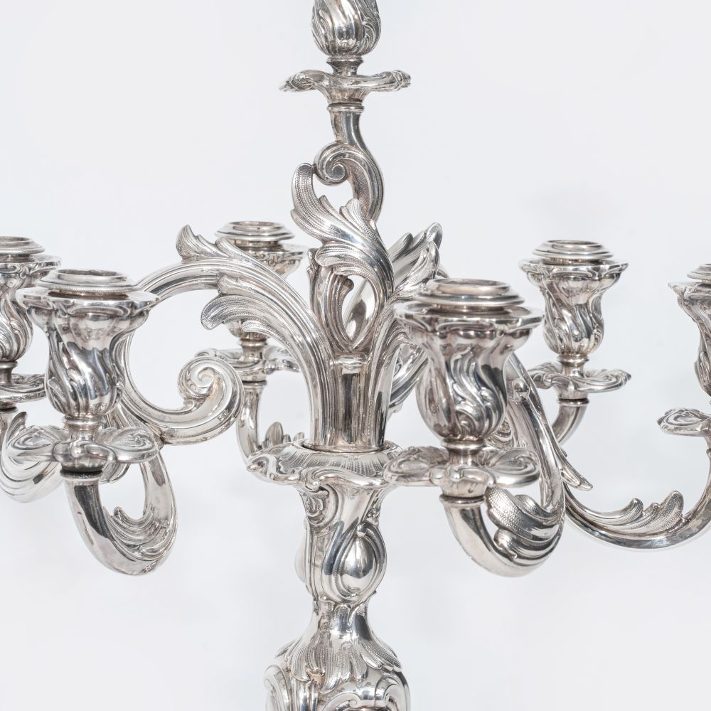 A Pair of Opulent Seven-armed Girandoles - image 2