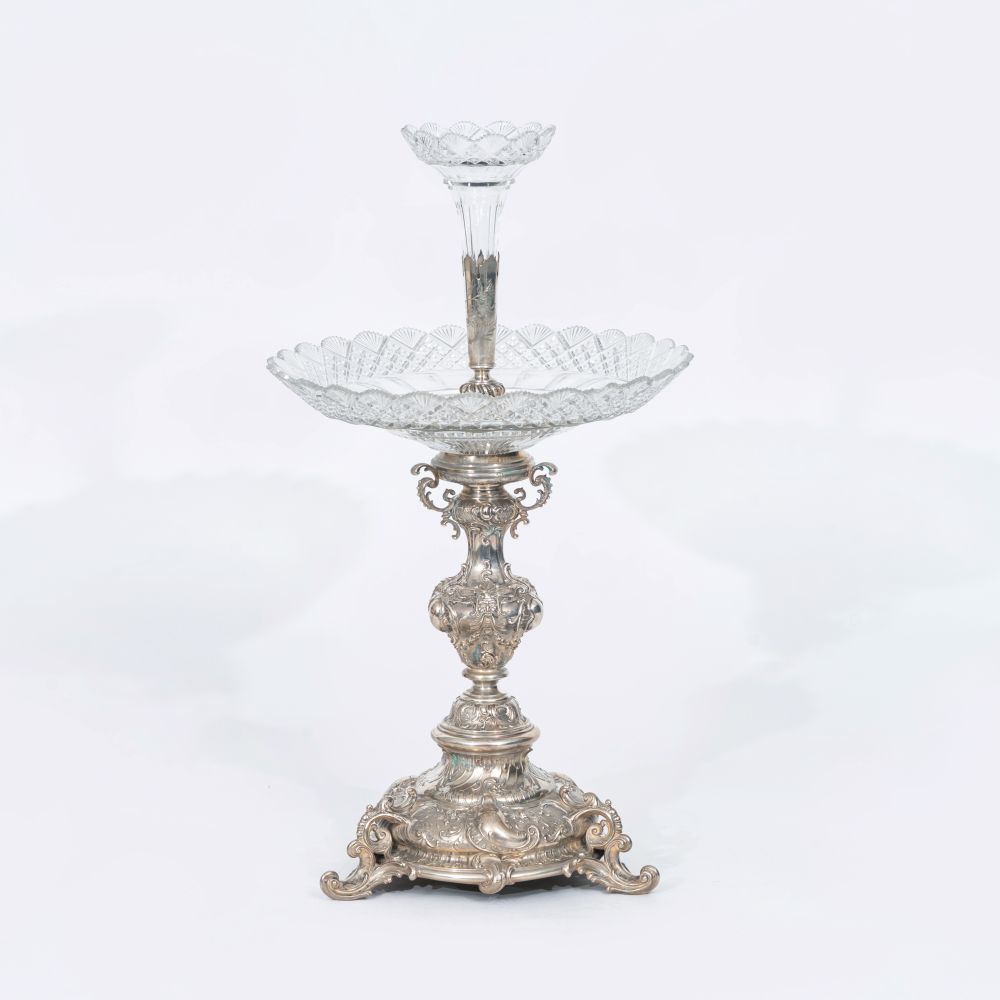 Bruckmann & Söhne, gegr. 1805 in Heilbronn - A Splendid Rococo Style Centrepiece A Splendid Rococo Style Centrepiece