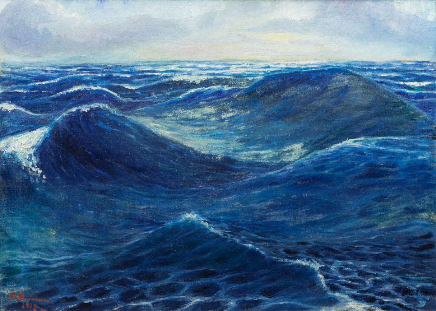 Friedrich Peter Drömmer - Wogen Wogen