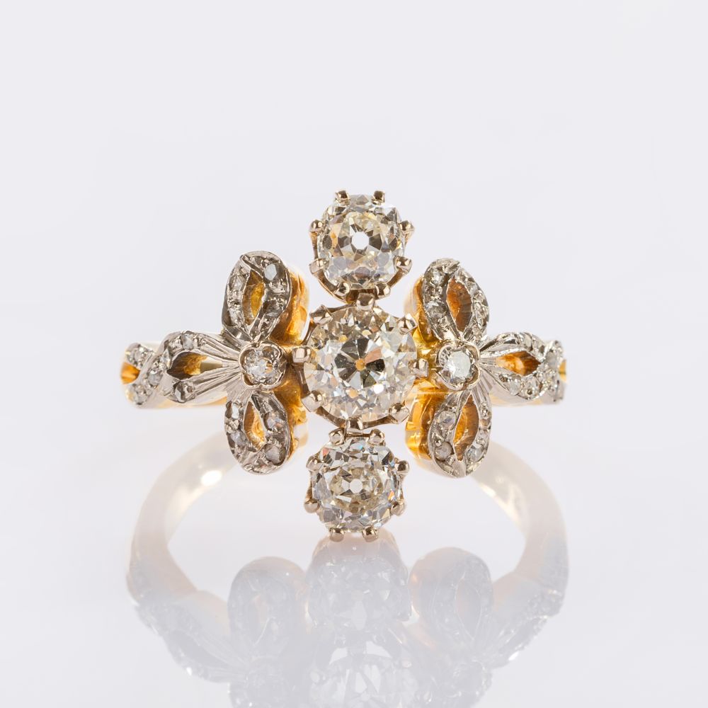Old European Cut Diamond Ring Old European Cut Diamond Ring