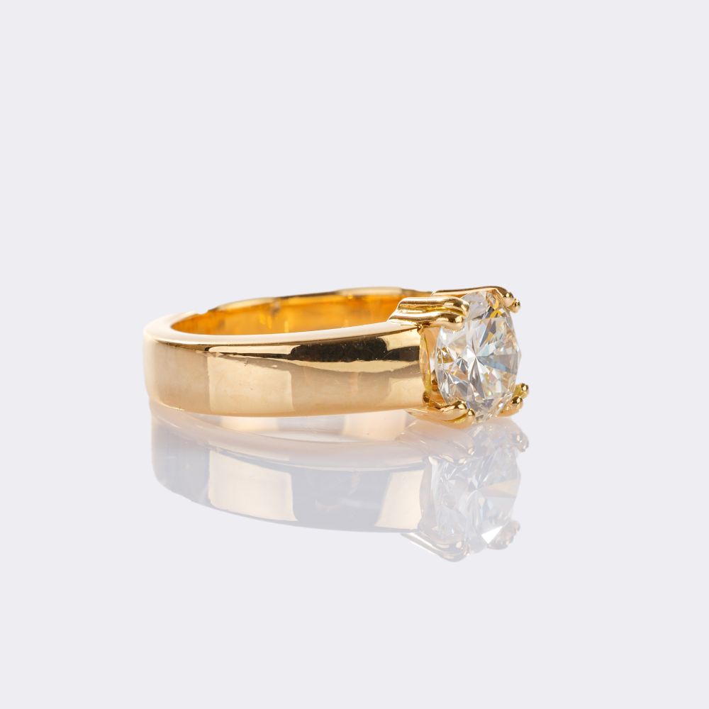 Feiner Solitär Brillant Ring - Bild 3
