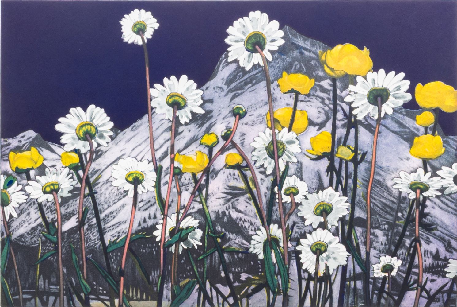 Karin Kneffel - Alpenblumen Alpenblumen