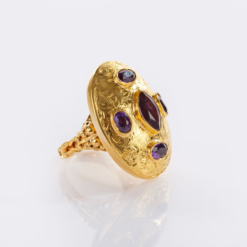 Amethyst Cocktail Ring - Bild 2