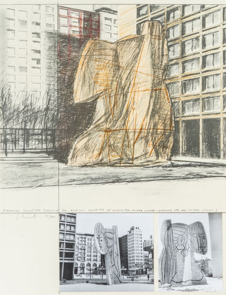 Christo, Christo Javacheff - Wrapped Sylvette Wrapped Sylvette