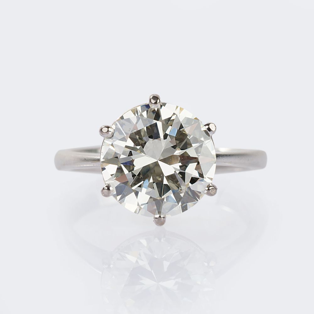 Äußerst hochkarätiger Solitär Ring
