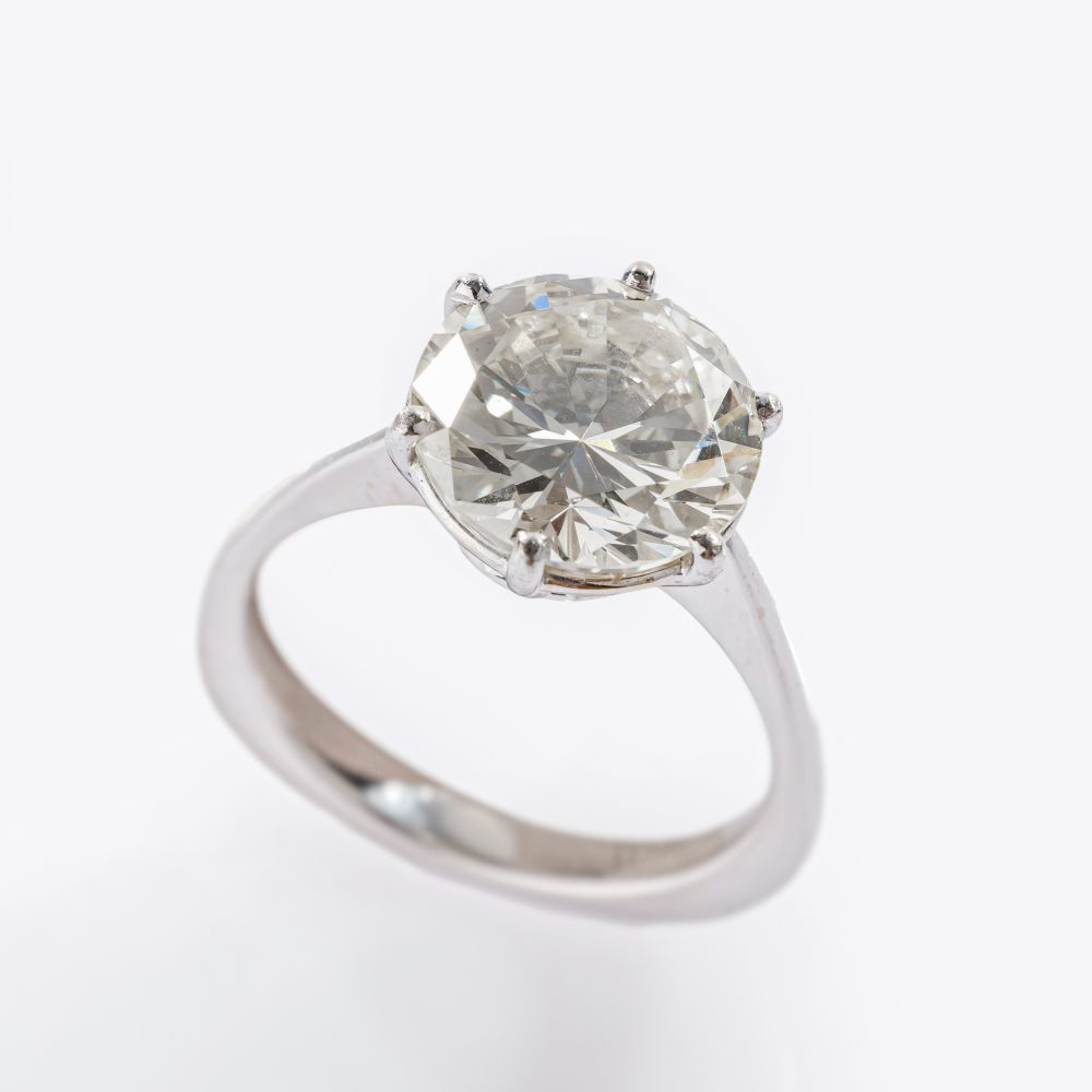 Äußerst hochkarätiger Solitär Ring - Bild 3