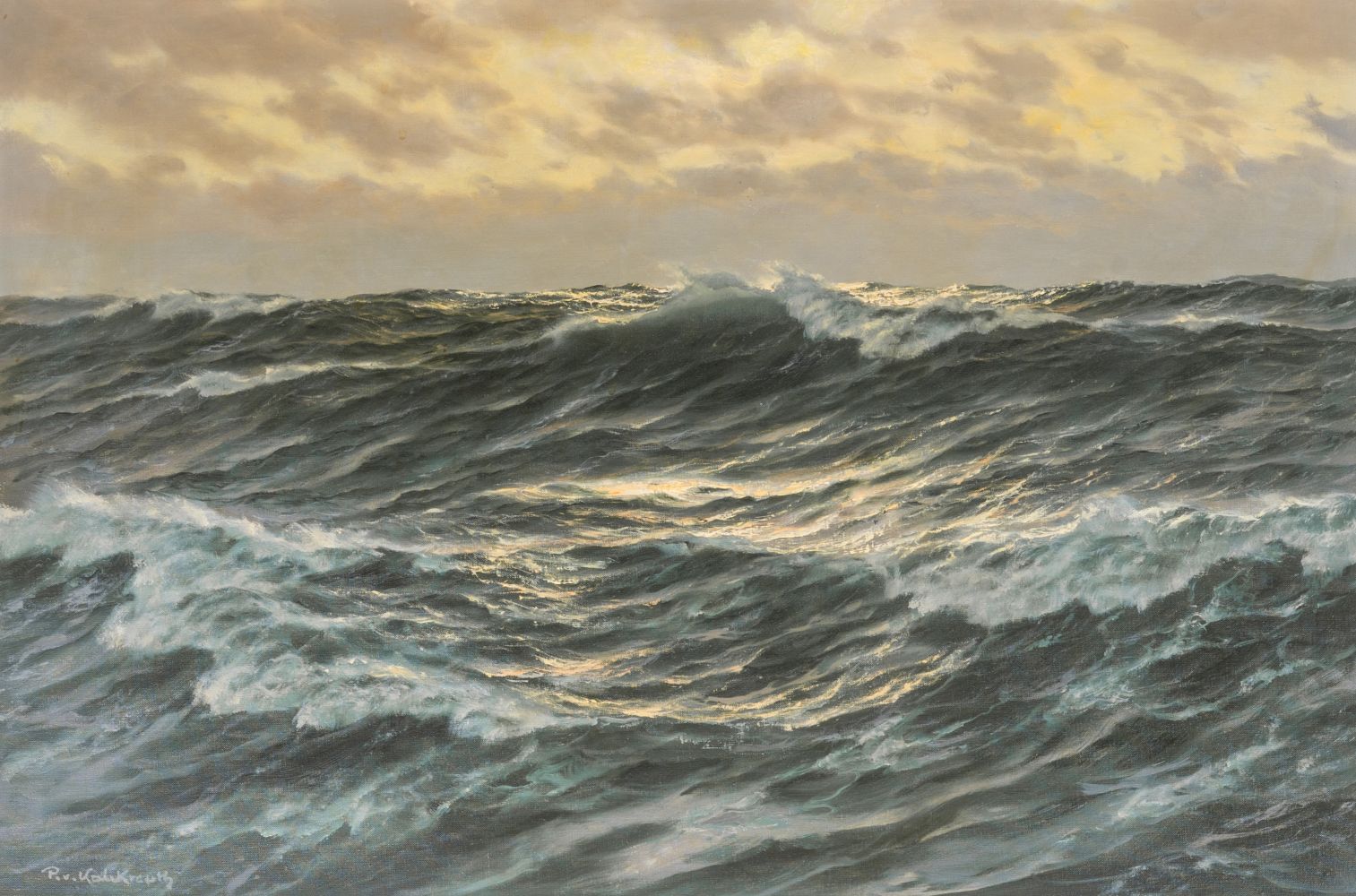Patrick von Kalckreuth - Stormy Sea Stormy Sea