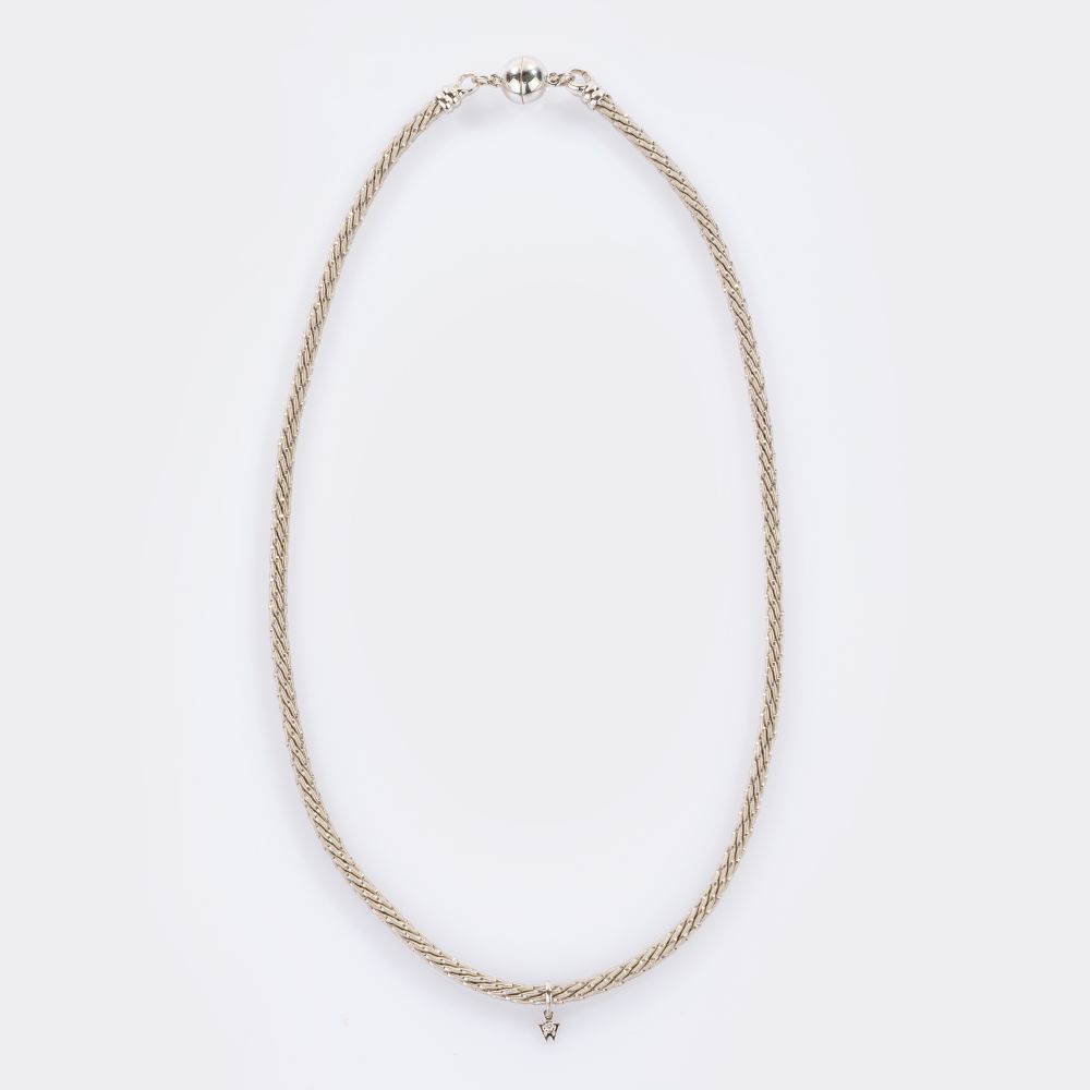 Necklace 'Comtesse' with Diamond Pendant - image 2