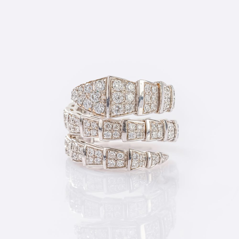 Diamond Ring 'Serpenti Viper' - image 4