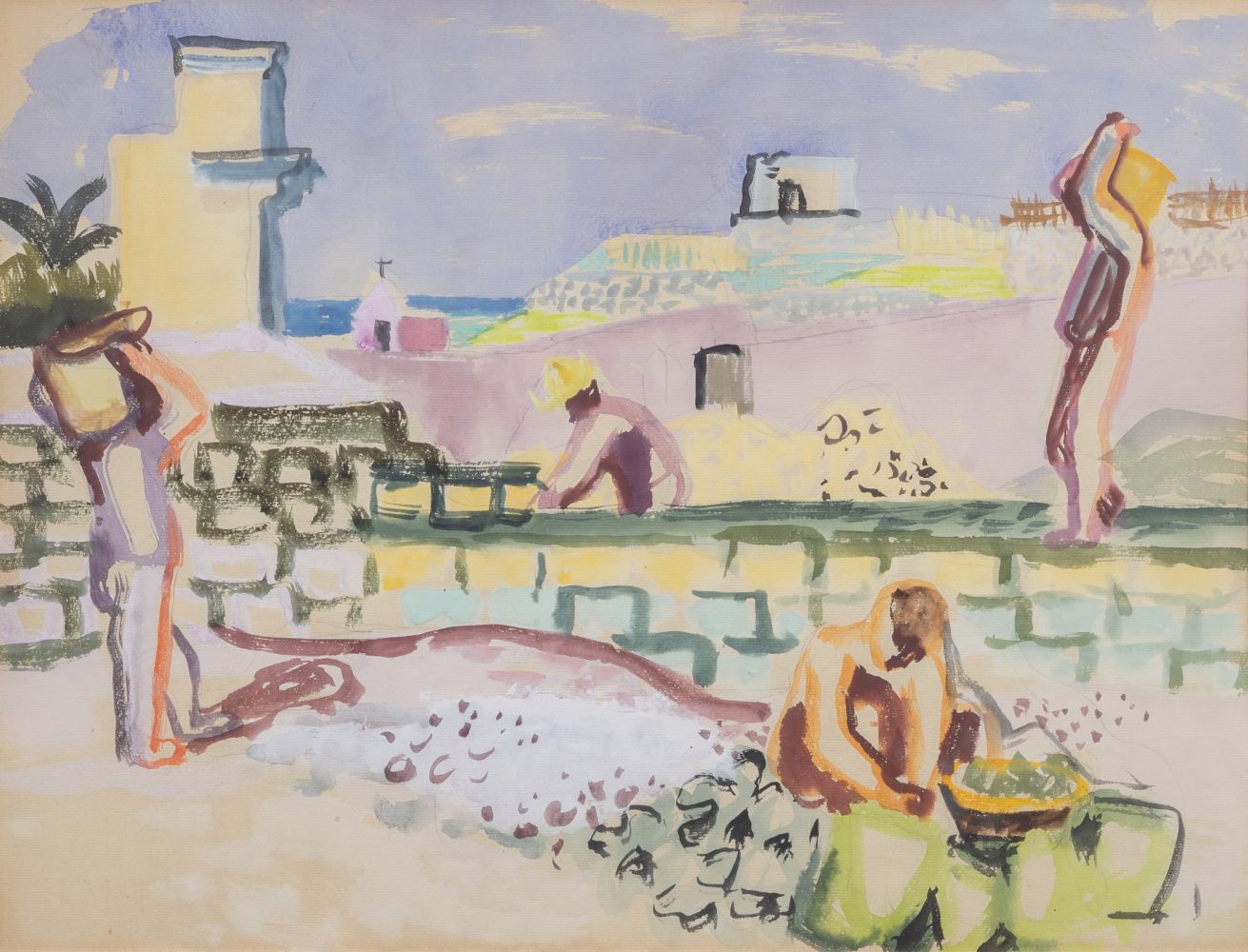 Eduard Bargheer - Mauerbau Mauerbau