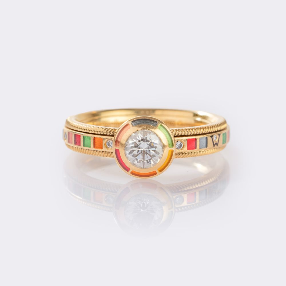 Wellendorff - Diamond Ring 'Thanks for the Rainbow' Diamond Ring 'Thanks for the Rainbow'