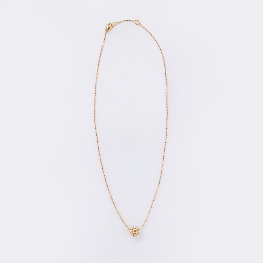 Diamond Pendant with Chain By Kim - image 2