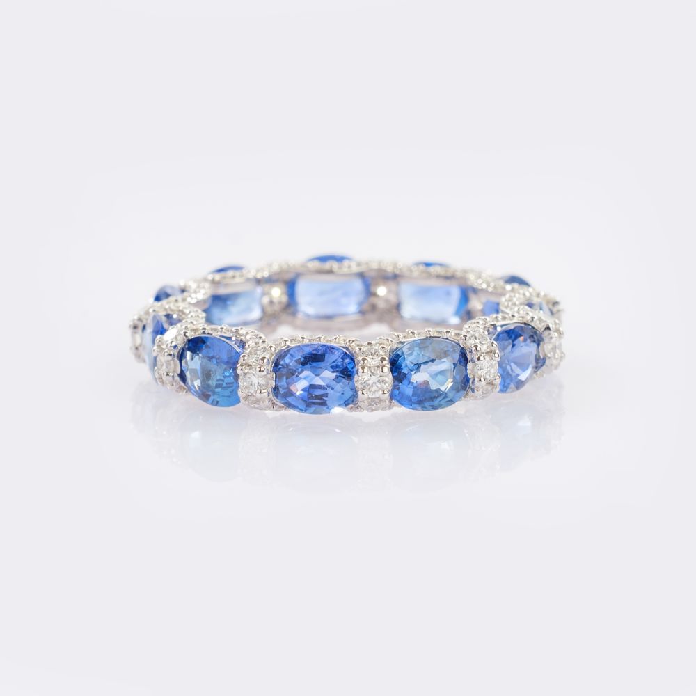 Saphir-Brillant Ring Saphir-Brillant Ring