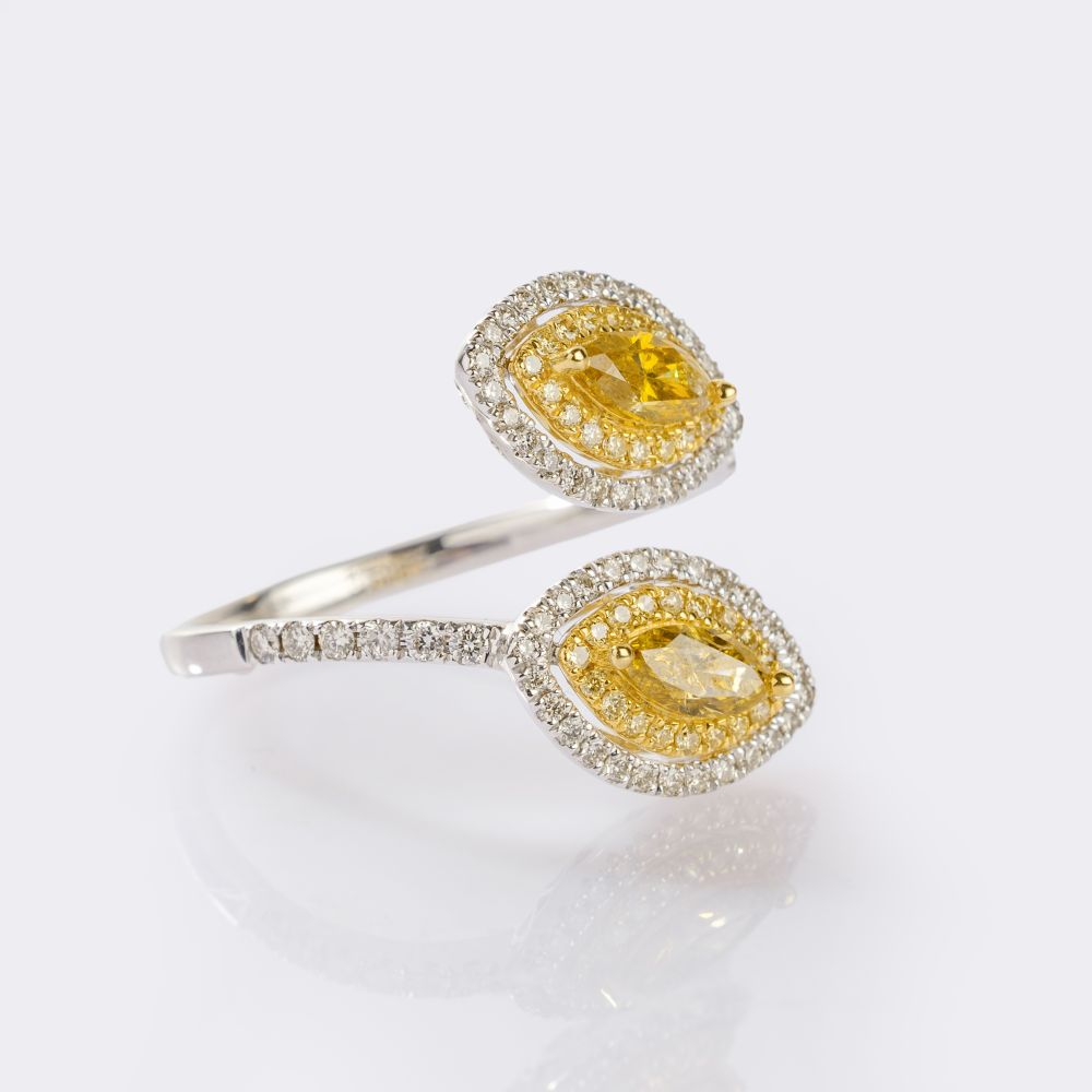 Moi-et-Toi Diamond Ring - image 2