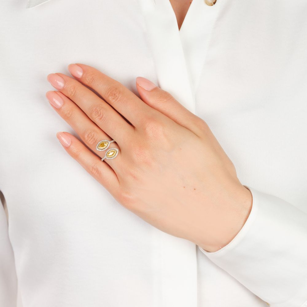 Moi-et-Toi Diamond Ring - image 3