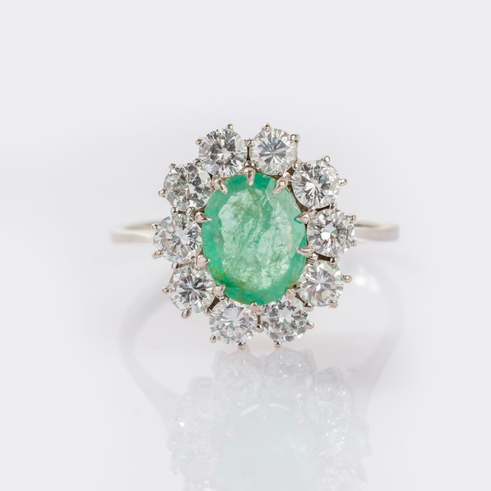 Emerald Diamond Ring Emerald Diamond Ring