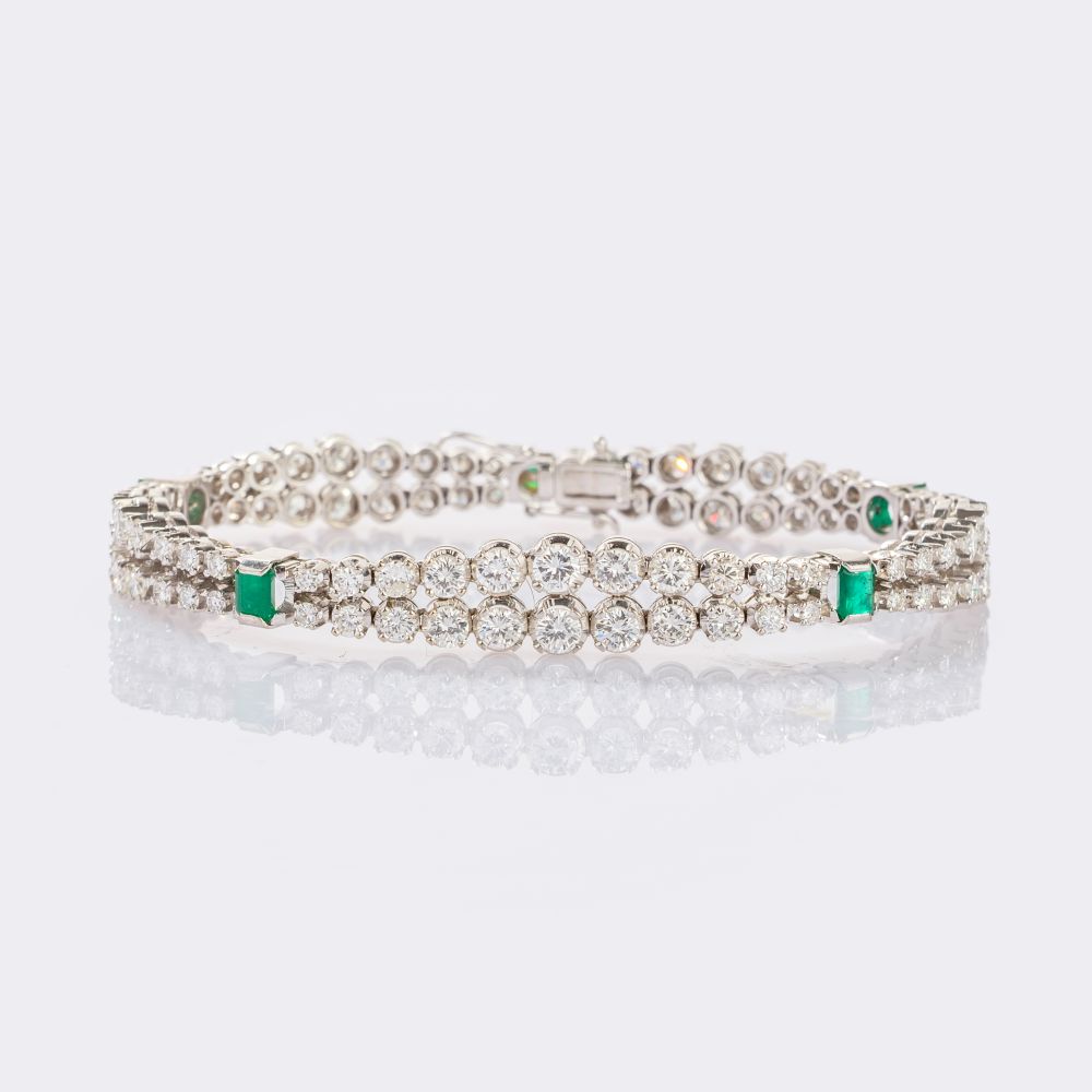 Highcarat Diamond Emerald Bracelet Highcarat Diamond Emerald Bracelet