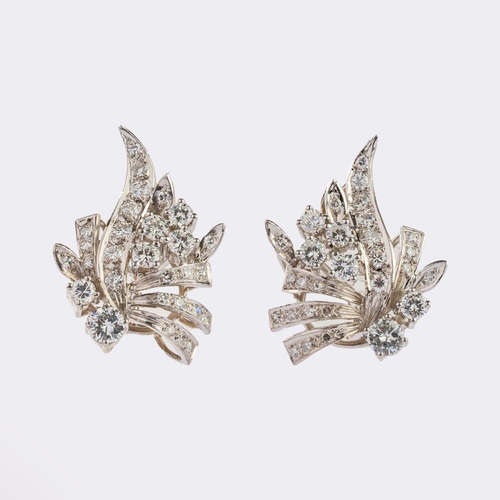 Paar Diamant Ohrringe